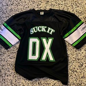 WWE DX “Degenerate #69 Suck It” Football Jersey